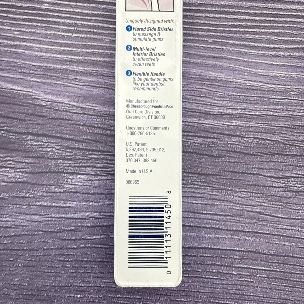 Mentadent ProCare Toothbrush 32 Medium Bristles Full Head Flexible Handle BLUE